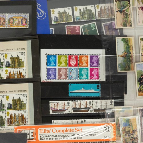 300 - A large collection of modern stamps, including presentation packs, first days, albums and others.