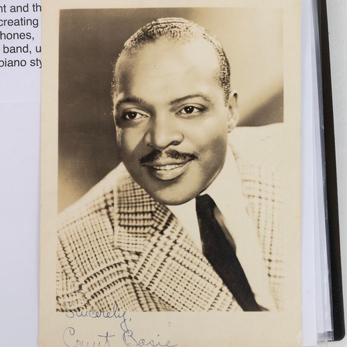 346 - T.V./film/music autographs to include, Jazz musicians, Cabell Calloway, Charlie Spivak, William Jame... 