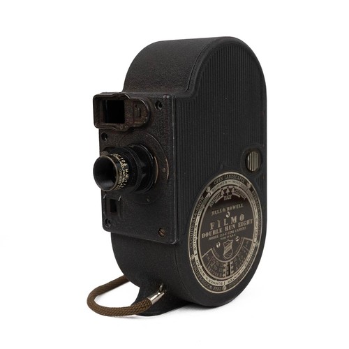 361 - Bell & Howell Cine Camera. Standard Automatic model, in leather case with Dallmeyer F/3.5 teleph... 