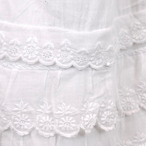 370 - An assortment of Victorian Cotton & Lace Petticoats and Christening Gowns to include a lace and ... 