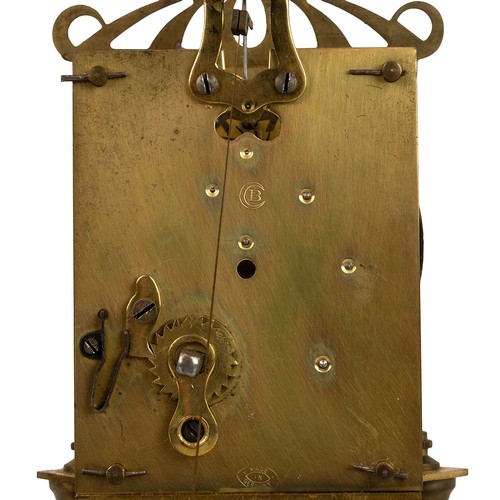 387 - Anniversary or 400 Day clock, made in Germany circa 1900 by JUF and PH Hauck for Badische Uhrenfabri... 