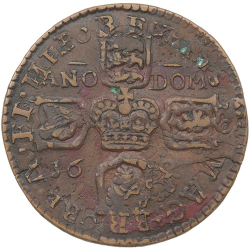 35 - Ireland, 1690 James II Gunmoney Crown (S 6578), 12.62g, Fine.
