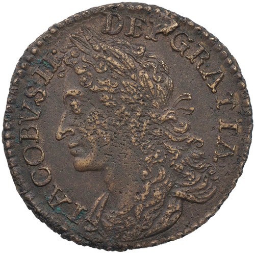 53 - Ireland, James II Gunmoney Halfcrown, large size, December 1689 (S 6579F), 'Dec.', 13.58g, near Very... 