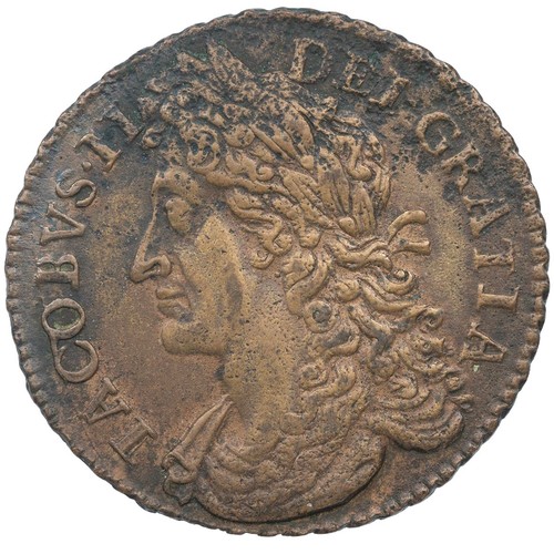 39 - Ireland, James II Gunmoney Halfcrown, large size, August 1689 (S 6579B), 'Aug', 12.96g, Very Fine, w... 