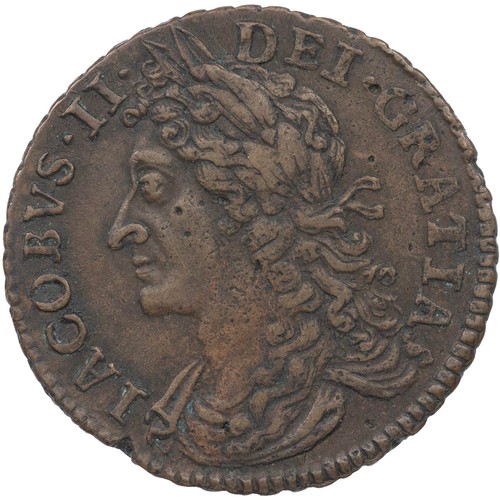 60 - Ireland, James II Gunmoney Halfcrown, large size, August 1689 (S 6579B), 'Aug:', 13.58g, Very Fine.