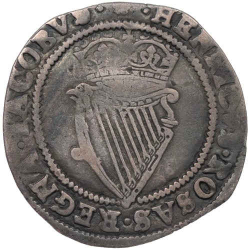 20 - Ireland, James I, second coinage (1604-1607) Shilling, third bust (S 6515), rose mintmark, 4.46g, go... 
