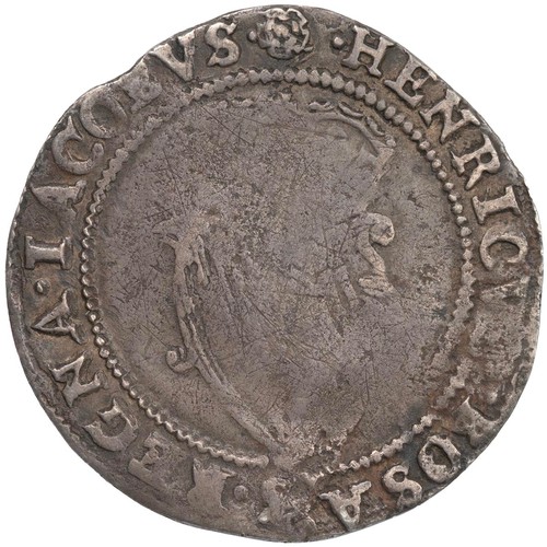 21 - Ireland, James I, second coinage (1604-1607) Shilling, fourth bust (S 6516), rose mintmark, 3.42g, a... 