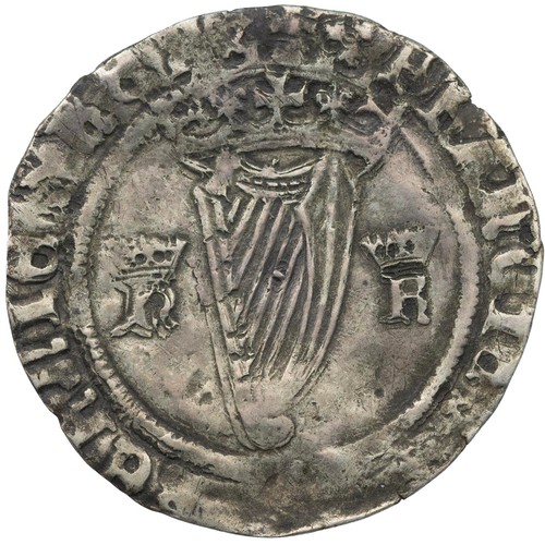 12 - Ireland, Henry VIII, second Harp issue (1540-1542) Groat, trefoil mintmark (S 6479), 2.36g, good Fin... 