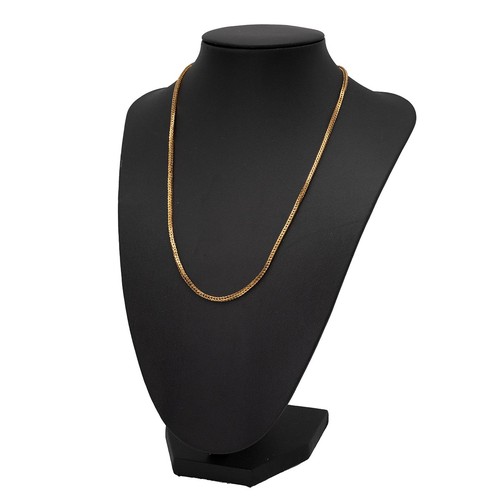 172 - 9ct gold herringbone articulated necklace, length 44cm with spring ring clasp. Weight 7.7 grams.