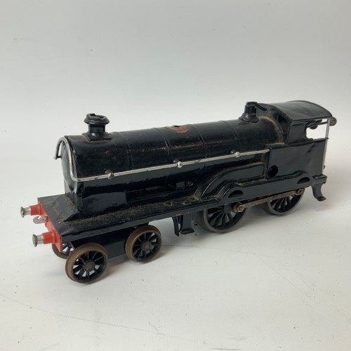 242 - Four O Gauge locomotives and two tenders, for restoration, to include LMS 6987, LNER, 1190.
