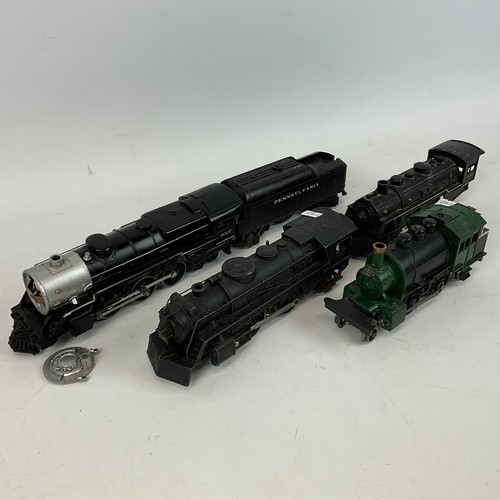 261 - O Gauge Marx 666 locomotive, Marx 490 O gauge 0-4-0 steam, O Gauge Lionel 1666 No 8007 steam locomot... 