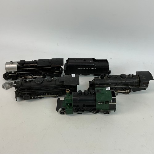 261 - O Gauge Marx 666 locomotive, Marx 490 O gauge 0-4-0 steam, O Gauge Lionel 1666 No 8007 steam locomot... 