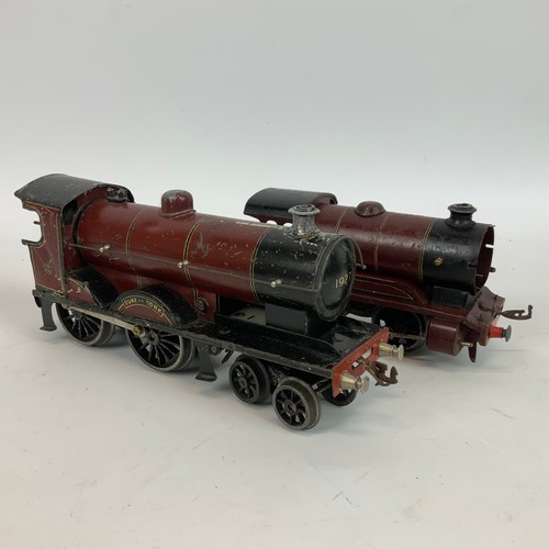 262 - Bassett Loweke O gauge Duke of York locomotive and tender, LMS 5600 tank and tender and A HO Scale l... 