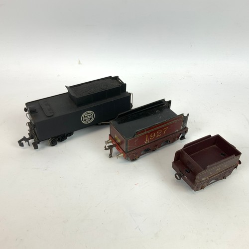 262 - Bassett Loweke O gauge Duke of York locomotive and tender, LMS 5600 tank and tender and A HO Scale l... 