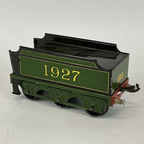 265 - A Duke of York clockwork model train by Bassett-Lowke of London and Northampton, accompanied by a bo... 
