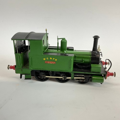 269 - O Gauge Tank engines WC & PR No5 (unpainted) Loco No1 Clevedon Livery Green, and a locomotive an... 