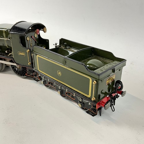 270 - O Gauge Great Western Railway 3821 4.40 'County of Bedford' locomotive and tender Livery Green.