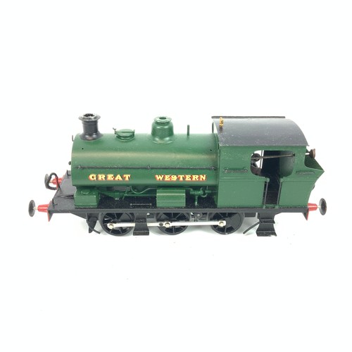 271 - Three O Gauge tank engines, two Great Western Railway in Livery Green and a Loco No3 Weston WC&P... 