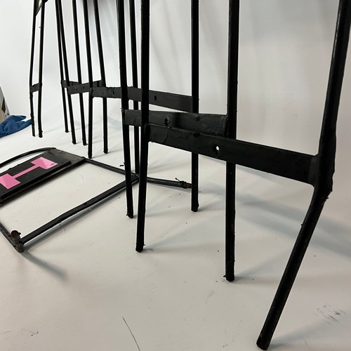 288 - A collection of equestrian dressage school markers, eight in total.