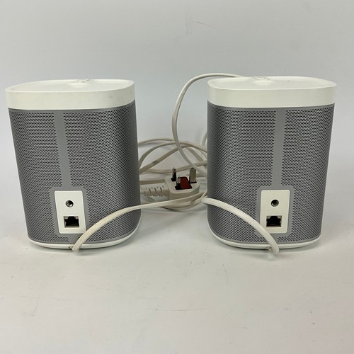 293 - Sonos Play 1 & 3 wireless Hi-Fi speaker system comprising three Play 1 speakers and two Play 3 s... 