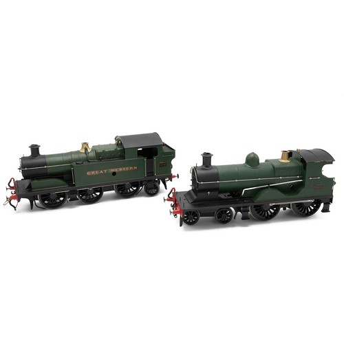 272 - Two O gauge Great Western Railway tank and locomotive. Tank in Livery Green number 1120, locomotive ... 