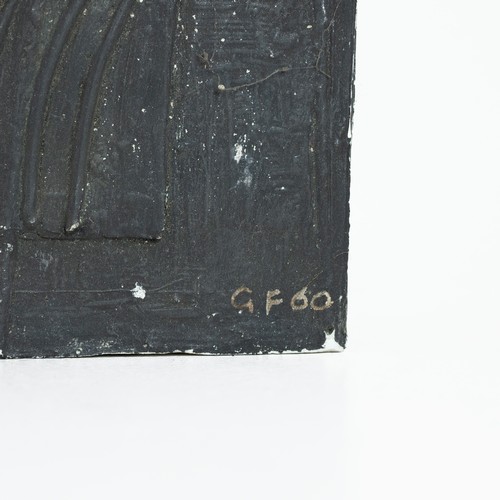 19 - George Fullard ARA (1923–1973)Relief of Mother and Child, 1960Plaster Signed lower right, 