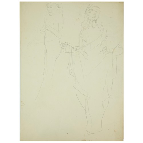 129 - George Fullard ARA (1923–1973)A folio of twenty-three original sketches/drawings, to include various... 