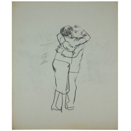 130 - George Fullard ARA (1923–1973)A folio of twenty-six original sketches/drawings, to include various p... 