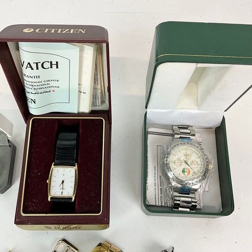 328 - A large collection of fashion watches and costume watches, including Rip Curl, Rotary, Accurist, Cit... 