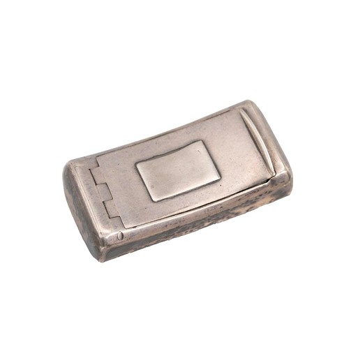 405 - A small gilt lined snuff box hallmarked Birmingham 1809, maker Joseph Willmore, weight 16.6 grams.