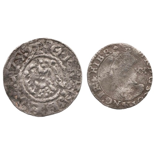 467 - Scotland Coins (2) - William I Penny, Short Cross and Stars, phase B (S 5029), HV WALTER, F; and Cha... 