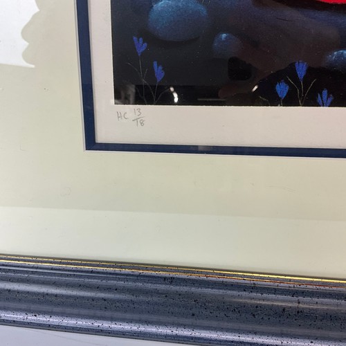 720 - Mackenzie Thorpe limited edition print, 'Walking The Horse' No HC 13/18, signed in pencil lower righ... 