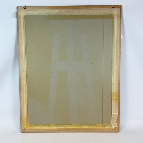 722 - Abstract watercolour depicting flowers, indistinct signature, signed lower right date 2000, f&g,... 