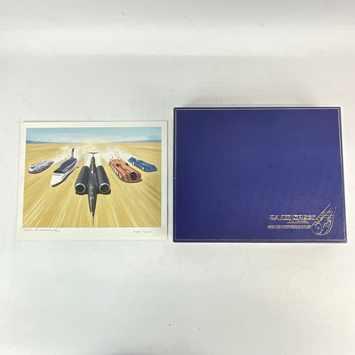 787 - A Lledo Land Speed Legends 1.43 scale Special Limited Edition collector's set to include Spirit of A... 