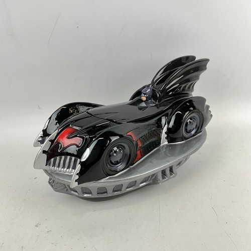 30 - A Warner Bros Studio Store Batman & Robin Batmobile Cookie Jar, boxed.