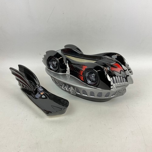 30 - A Warner Bros Studio Store Batman & Robin Batmobile Cookie Jar, boxed.