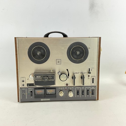 37 - An Akai 4000DB Stereo tape deck in original box with operation manual.Untested for electrical safety... 