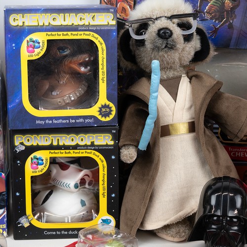 A collection of Star Wars items to include a Darth Vader toaster ...