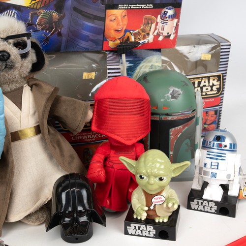 A collection of Star Wars items to include a Darth Vader toaster ...