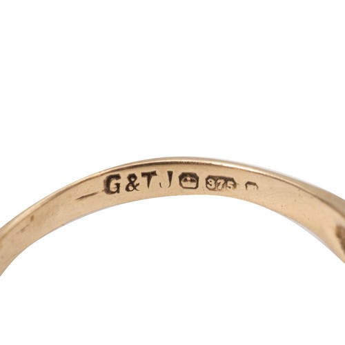 31 - A collection of five 9ct gold gem set rings, gross weight 19.9 grams. Including one in the form of a... 