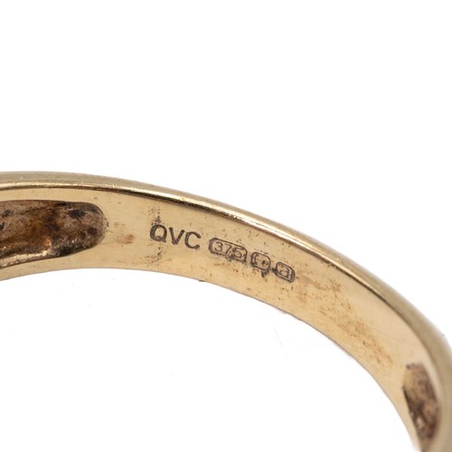 31 - A collection of five 9ct gold gem set rings, gross weight 19.9 grams. Including one in the form of a... 