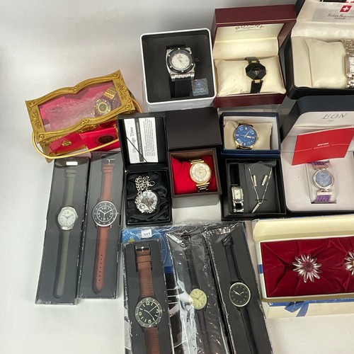 A comprehensive collection of boxed fashion watches to include Armani ...