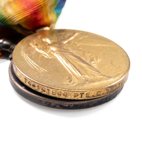63 - A WWI medal group to include the 1914-1915 Star, the 1914-1918 War Medal and the Victory Medal, awar... 