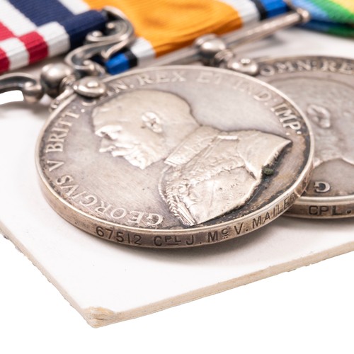 73 - A collection of medals, to include the Military Medal for Bravery, 1914-1918 War Medal, Victory Meda... 