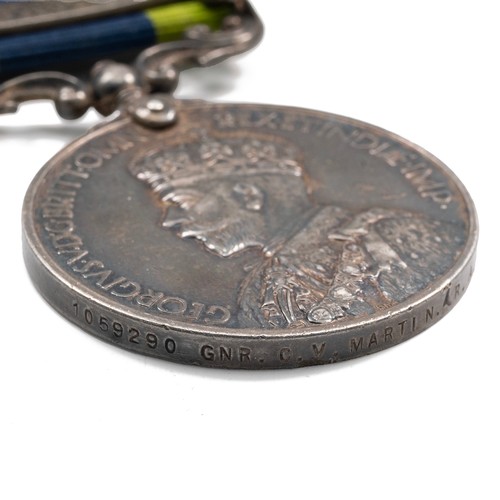 85 - A King George V India General Service Medal, with clasp to North West Frontier, awarded to 1059290 C... 