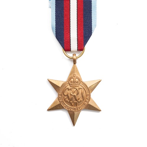 86 - An WWII Arctic Star Medal with ribbon, awarded to unknown recipient.