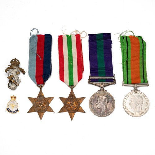 101 - A mixed collection of medals to include 1939-1945 Star, the Italy Star, the Defence Medal and King G... 