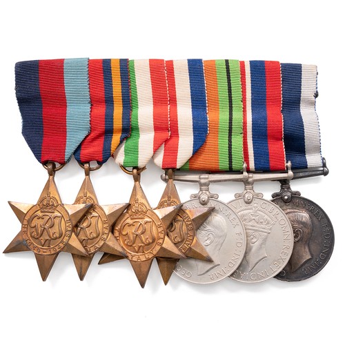 107 - A collection of medals to include the 1939-1945 Star, the Burma Star, the Italy Star, the France and... 