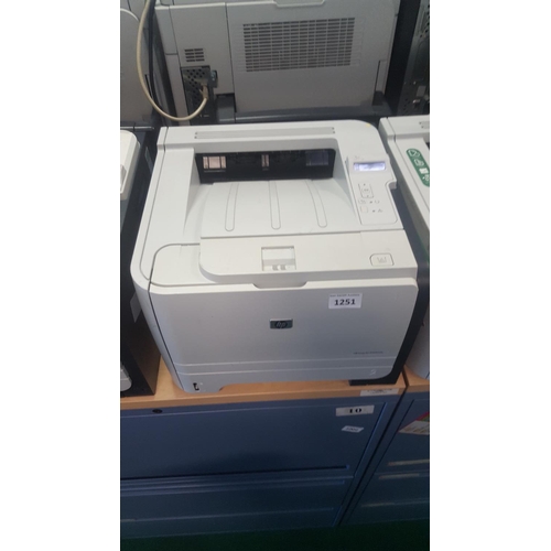 1251 - HP Laser Jet P2055dn Printer.