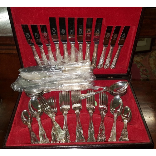 802A - A Canteen of Kings pattern Cutlery.